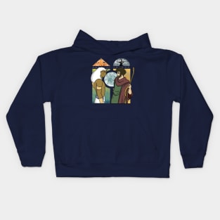 Brothers and gods Kids Hoodie